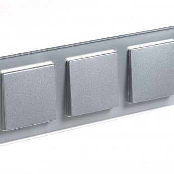Рамка 3-м AtlasDesign Nature стекло алюм. SchE ATN320303