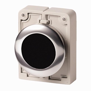 Кнопка плоская 30мм M30C-FD-S черн. EATON 182959