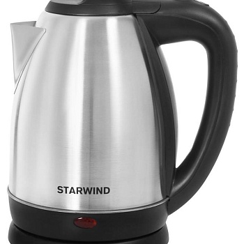 Чайник 1.8л. 2200Вт (нерж. сталь/пластик) серебр./черн. SKS2770 STARWIND 1416520