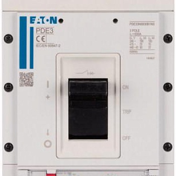 Выключатель автоматический 3п 630А 70кА PDE33N0630B1NS PDE электрон. расцеп. EATON PDE33N0630B1NS