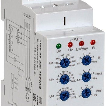 Реле фаз ORF-10 3ф 2 конт. 220-460В AC ONI ORF-10-220-460VAC