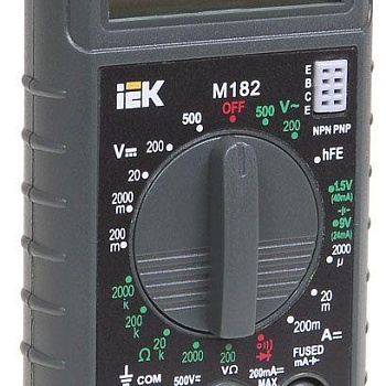 Мультиметр цифровой Compact M182 IEK TMD-1S-182