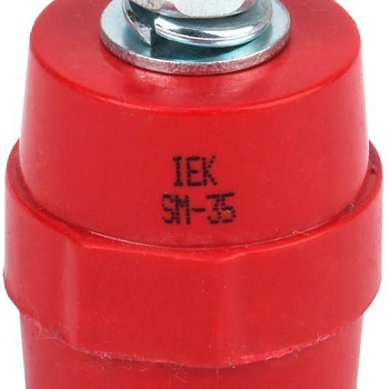 Изолятор SM35 (М8) силовой с болтом IEK YIS11-35-10-B