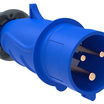 Вилка эл. каб. 16А 2P+PE 220В IP44 MAGNUM ССИ-013 IEK PSN01-016-3
