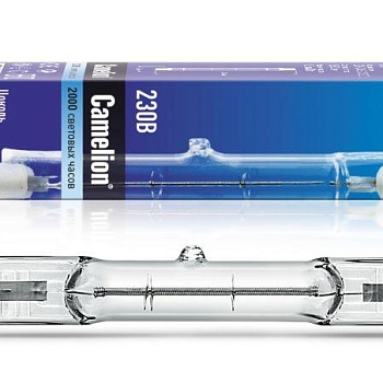 Лампа галогенная J78 100Вт линейная R7s 3000К 240В лин. 78мм Camelion 2932