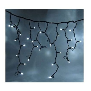 Гирлянда "Сосульки" 100 LED уличная 2м соед. до 10 шт. бел. SHLights 4690601041999