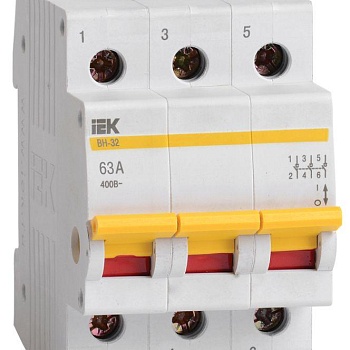 Выключатель нагрузки ВН-32 63А/3П IEK MNV10-3-063
