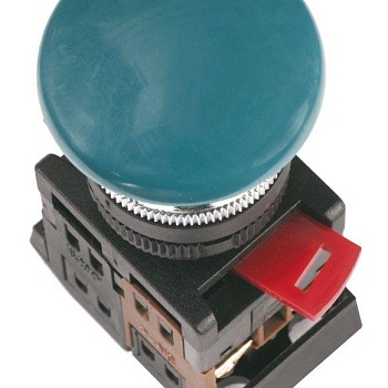 Кнопка AEA-22 "Грибок" d22мм 1з+1р зел. IEK BBG30-AEA-K06