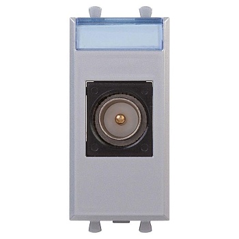 Розетка TV 1мод. Avanti "Закаленная сталь" оконечная DKC 4404501