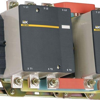 Контактор КТИ-64003 реверс 400А 230В/АС3 IEK KKT63-400-230-10