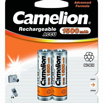 Аккумулятор AA/R6 NI-MN 1500мА.ч BP-2 (блист.2шт) Camelion 3510