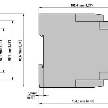 Реле контроля уровня 110 - 130V AC 50/60Гц 0.1-1000кОм EMR6-N1000-N-1 EATON 184756