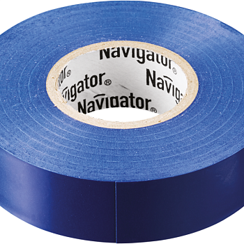 Изолента ПВХ 19мм (рул.20м) син. NIT-A19-20/B Navigator 71114