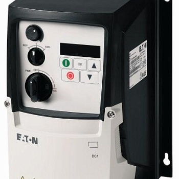 Преобразователь частоты DC1 1~/3~230В 7.0А 1.5кВт встр. фильтр ЭМС IP66 локальное упр. DC1-127D0FN-A6SCE1 EATON 185811