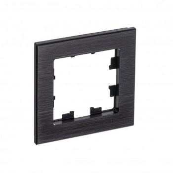 Рамка 1-м AtlasDesign Nature металл оникс SchE ATN312301