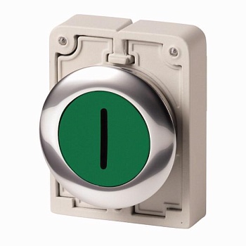 Кнопка плоская 30мм с фиксацией M30C-FD-G-X1 EATON 182956