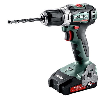 Дрель-шуруповерт аккумуляторная BS 18 L BL 2х2.0 LiIon кейс Metabo 602326500