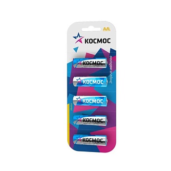 Элемент питания алкалиновый LR LR6 BP-5 (блист.5шт) Космос KOCLR65BL