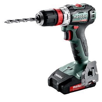 Дрель-шуруповерт аккумуляторная BS 18 L BL Q 2х2.0 LiIon кейс Metabo 602327500