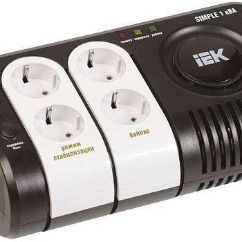 Стабилизатор напряжения Simple 1кВА IEK IVS25-1-01000