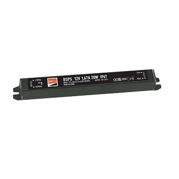 Драйвер BSPS 12В 1.67А 20Вт (new) влагозащищенный IP67 JazzWay 3329242А